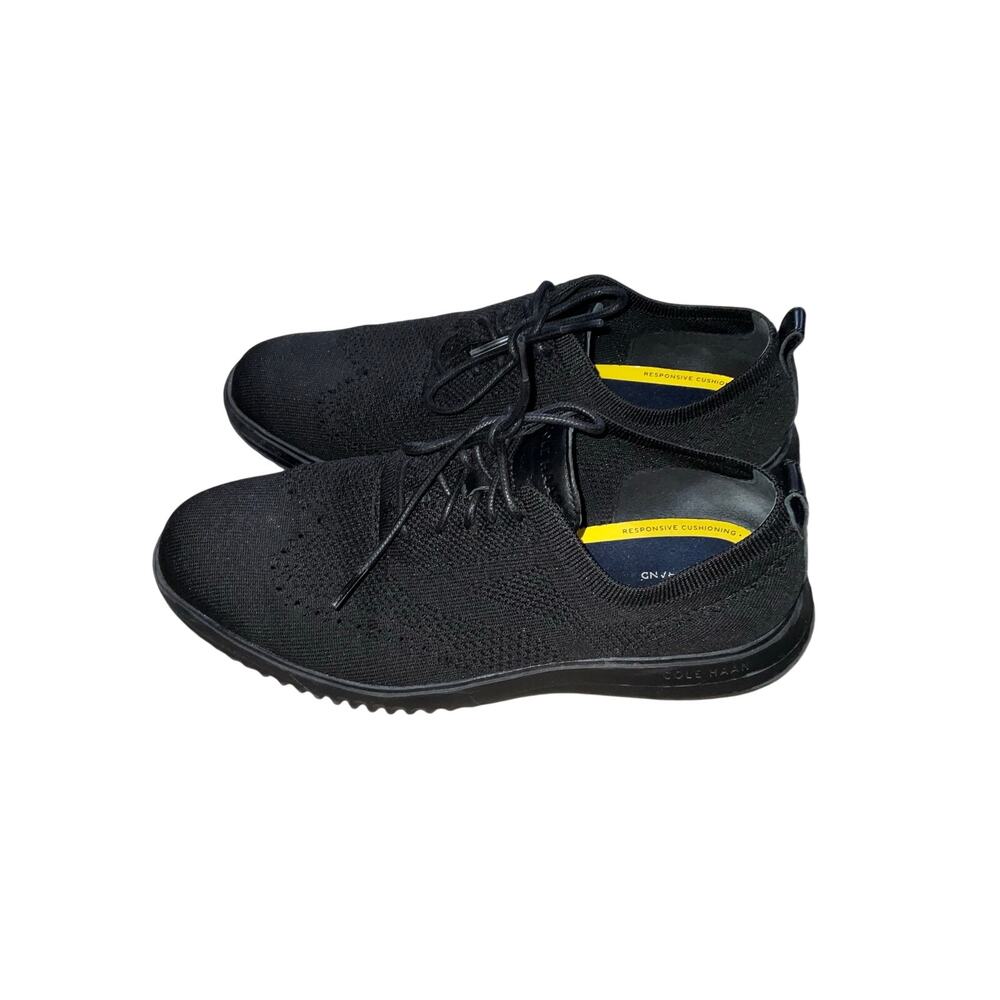 Cole Haan Black Lightweight 2.Zerogrand Stitchlite Oxford Shoe Size 10.5M